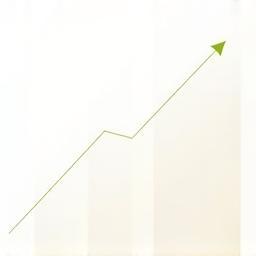 Graph showing financial growth for pension fund management