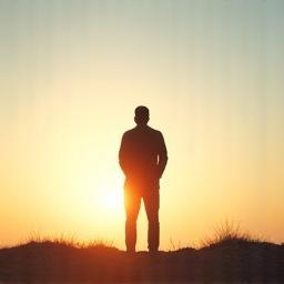 Person looking confidently at horizon symbolizing retirement planning